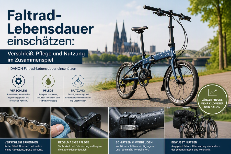 DAHON Faltrad-Lebensdauer einschätzen
