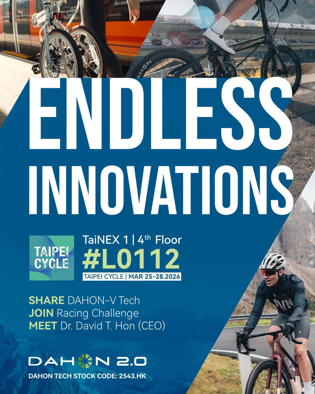 DAHON to Showcase Latest Folding Bike Innovations at Taipei Cycle Show 2026