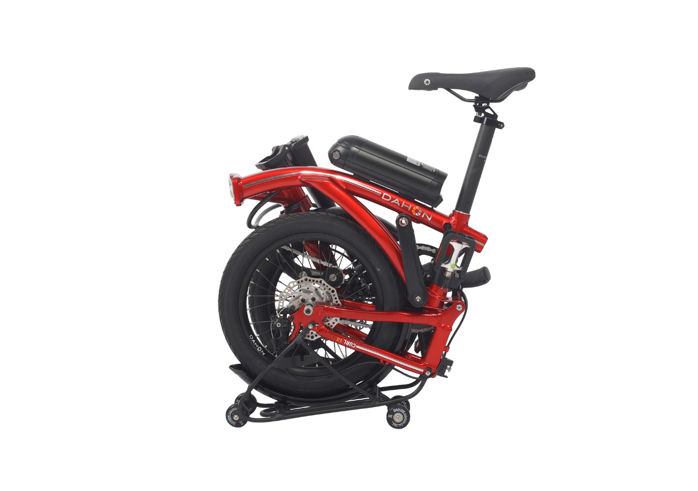 Ultra-Compact Electric Dahon Curl Ei4 Folding E-Bike
